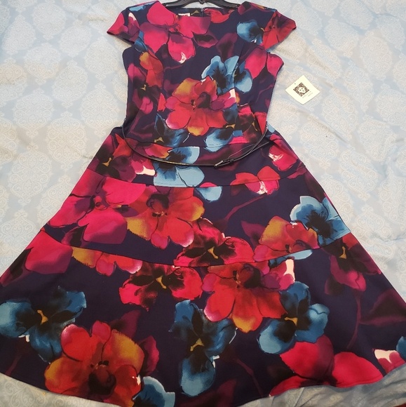 Anne Klein floral dress - Picture 1 of 1